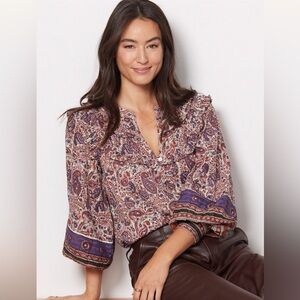 Cleobella Paisley Blouse